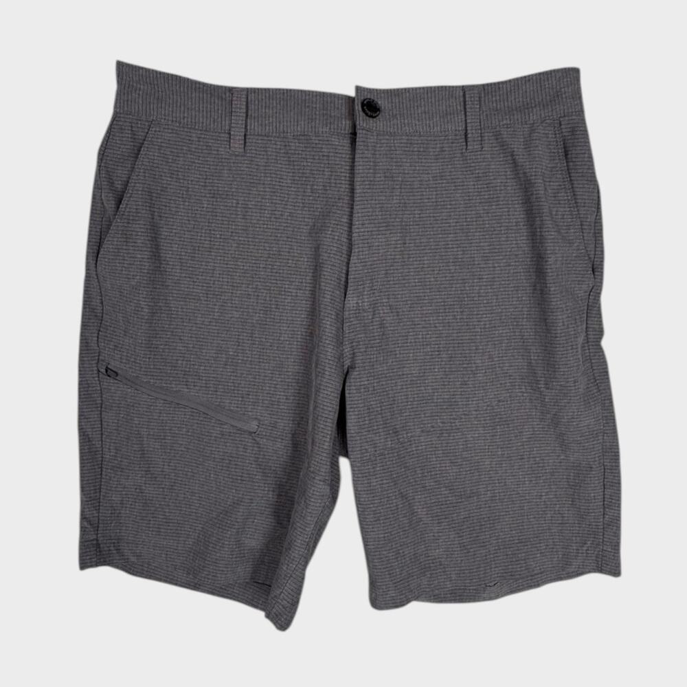 WorldWide Sportsman Mens Gray Size 32 Shorts Polyester Spandex